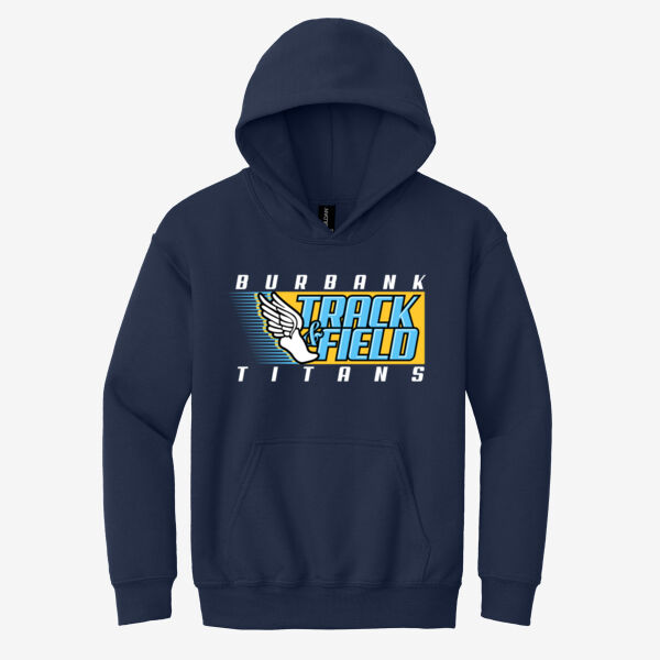 Burbank Track & Field Youth Heavy Blend Hooded Sweatshirt Thumbnail