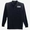 Long Sleeve Silk Touch Polo with Pocket Thumbnail